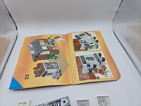 LEGO 1990s Wild Western SHERIFF Sign Light Gray 6755 Windows  Door Instructions 