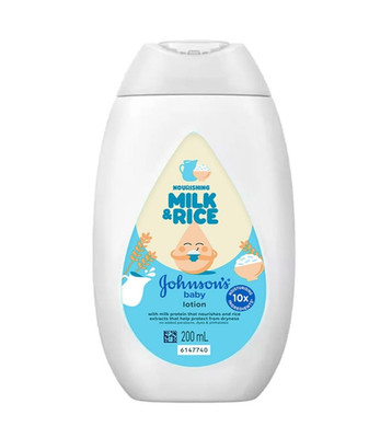 Baby Lotion Daily Moisturizing Johnson's Milk + Rice 200ml 6.76 fl oz
