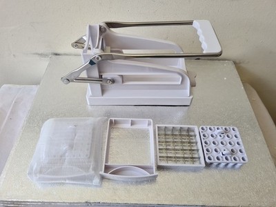 Kitchen Craft Kunststoff Gemüse Kartoffel Häcksler Schneider mit 10 mm & 13 mm Klingen