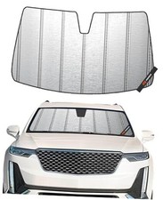 Windshield Sun Shade for Cadillac XT6 2020-2025,Heavy 2020-2025 XT6 Metallic