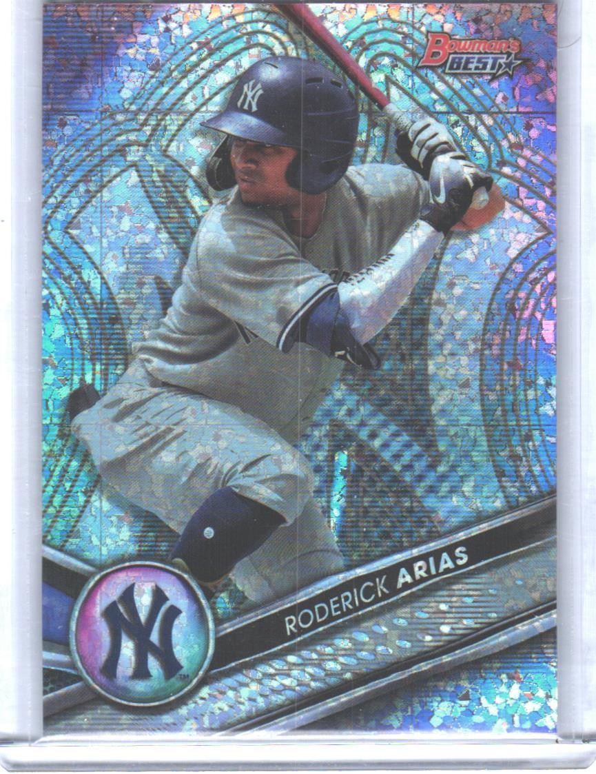 2022 Bowman's Best Roderick Arias Top Prospects Mini-Diamond Refractor #/299