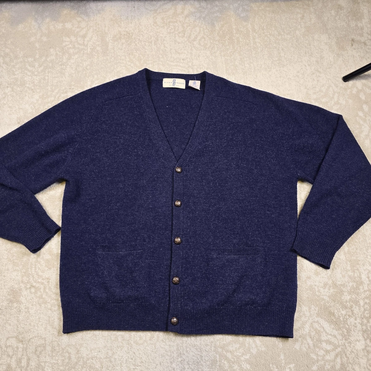 Blue 1980s 100% Wool Vintage Sweaters for Men for sale | eBay