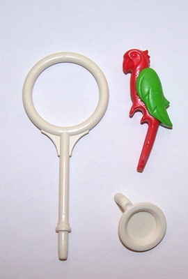 Playmobil Victorian 5550 Organ Grinder PARROT PERCH, COIN DISH replacement parts