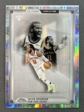 2025-26 Topps Chrome Basketball Jalen Brunson Glass Canvas Case Hit SSP