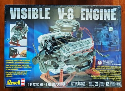 Revell Visible V-8 Engine 1:4 Scale Plastic Model Kit 85-8883 Factory Sealed NEW