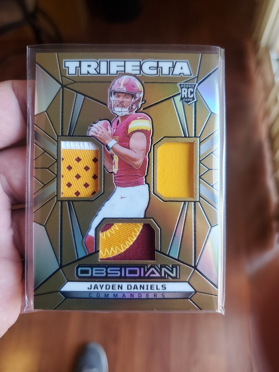 2024 Panini Obsidian - Trifecta Swatches Jayden Daniels #TS