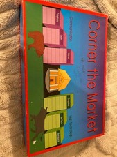 Corner the Market board game. 1999. Rare. Signed by creator