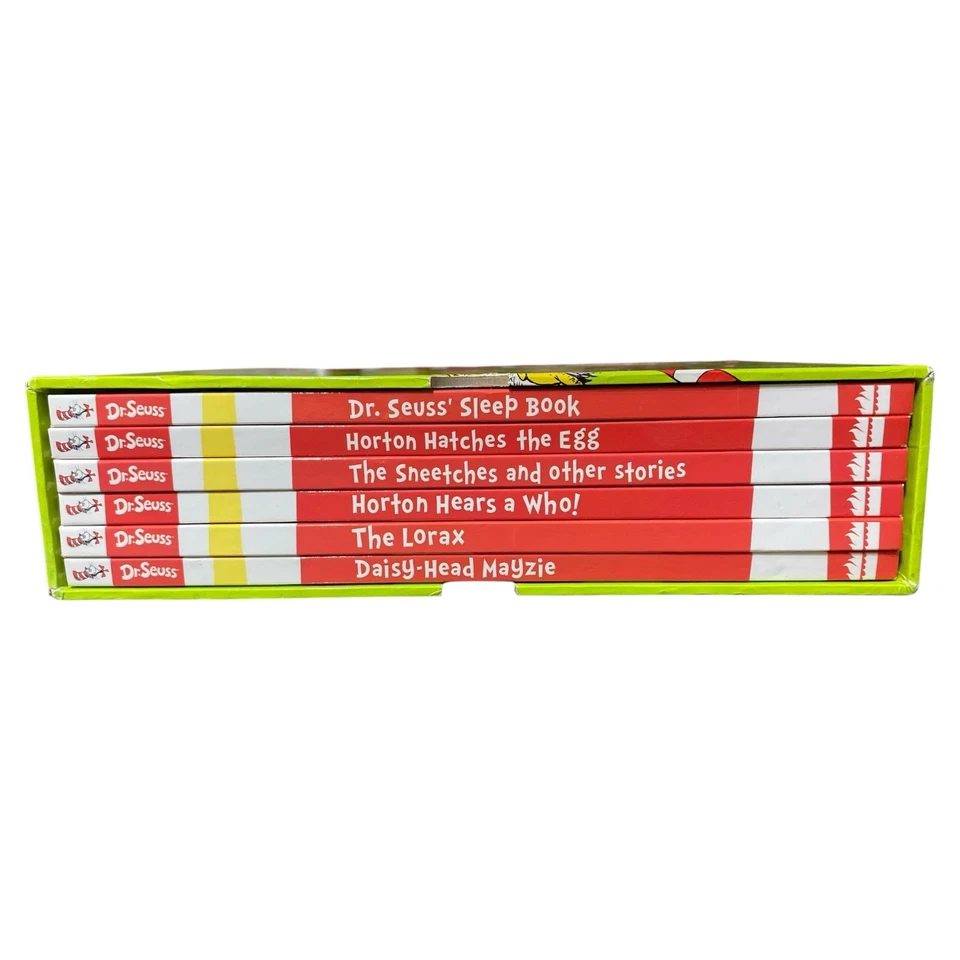 Dr Seuss's 6 Book Box Set Classic Collection Children's Fiction Horton Lorax Lot - Image 4 of 4