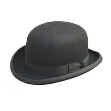 100 Wool Bowler Hat Fashion Hat Satin Lining 4 Sizes