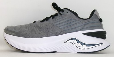 Saucony Mens Endorphin Shift 3 Running Shoes, Gravel/Black, 9.5 US - GENTLY USED