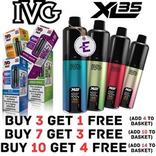 IVG XL 35K Vape Kit Pen Replacement Refill Prefilled ecig Pods | 20mg Nic Shot