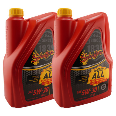 Schaeffer s 6530 SynShield Full Synthetic 5W-30 Gasoline Engine Oil, 2 Gallons