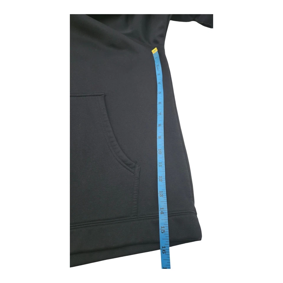 Under Armor Hoodie Men 2XL Black Big Logo Athleisure Sportswear Training Gym - Image 4 of 4