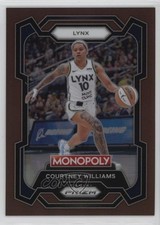 2024 Panini Prizm Monopoly WNBA Brown Prizm 169/249 Courtney Williams #10 1f7d
