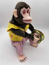 Yamani Monkey Cymbal Toy 28cm Wind-Up Clappin...