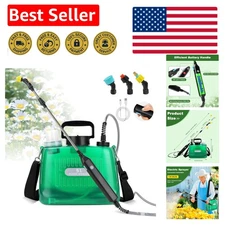 Durable Handheld Pump Sprayer with 3 Mist Nozzles - Ideal for Gardening & More