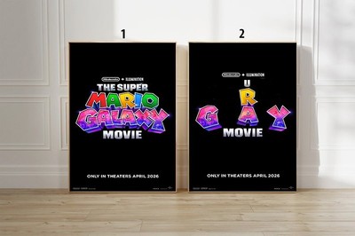 NEW The Super Mario Galaxy Movie Teaser Poster 24x36