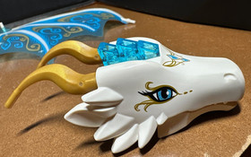 Lego Elves Queen Dragon white for replacement parts Incomplete 41179