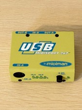 Midiman Midisport 2x2 USB MIDI Interface For Windows and Mac - Tested