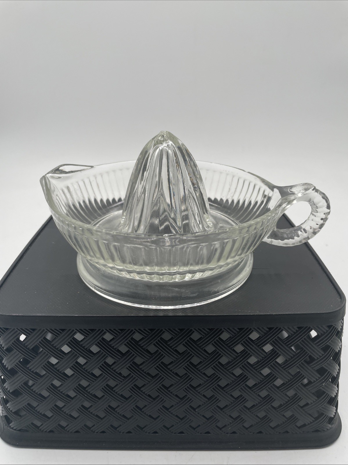 Vintage Glass Mid-Century Citrus Juicer