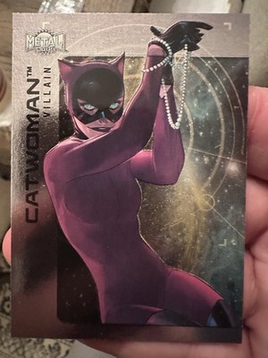 CATWOMAN SELINA KYLE 2025 Upper Deck Skybox Batman Metal Universe Dc Card 110