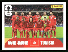 2026 USA Fifa World Cup Panini Sticker TEAM PHOTO Tunisia TUN13