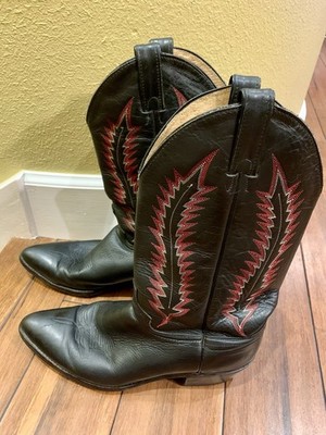Original Abilene Genuine Leather  Black Boots Men s Size 10.5D~Nice!