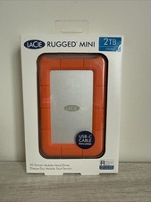 LaCie Rugged Mini 2TB All-Terrain Mobile Hard Drive Brand New Sealed