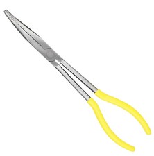 11 Inch Extended Pointed Nose Pliers, Ergonomic, Alloy Steel, Suitable for El...