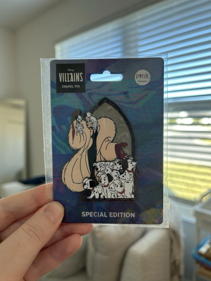 Prendedor Disney PALM 101 Dálmatas, Cruella De Vil- Serie Good vs Evil LE 300 Foto 2 de 3