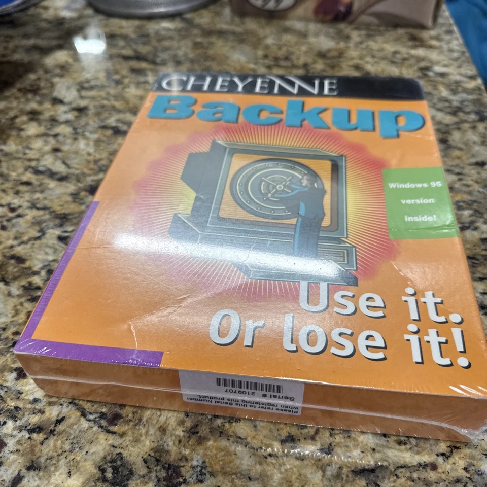Vintage Cheyenne Backup Software for Microsoft Windows ‘95 PC CD-ROM 1991 NEW - Image 3 of 4