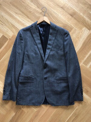 Nahezu Ungetragener Tonello Sakko Blazer Grau Jacket 52 Anthrazit Grey jacket