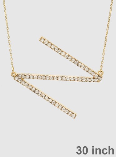 Long Chain Rhinestone Sideways 