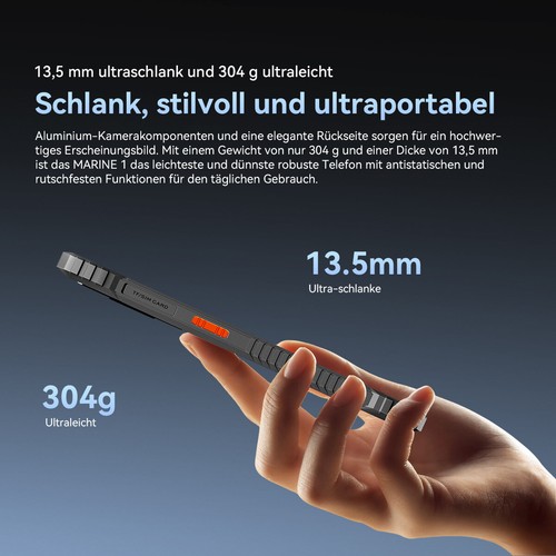 Blackview OSCAL MARINE 1 AI Outdoor Handy Android 15 12GB+128GB NFC Smartphone - Imagen 4 de 21