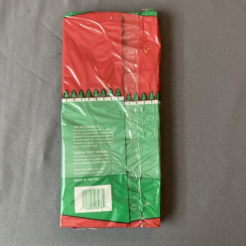 Vintage Brite Star 1000 Strand 18" Silver Icicles for Christmas Tree Tinsel 1 Pk - Picture 3 of 4