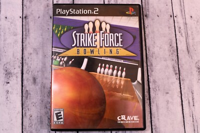 Strike Force Bowling (Sony PlayStation 2, 2004) Complete w/Manual - Tested