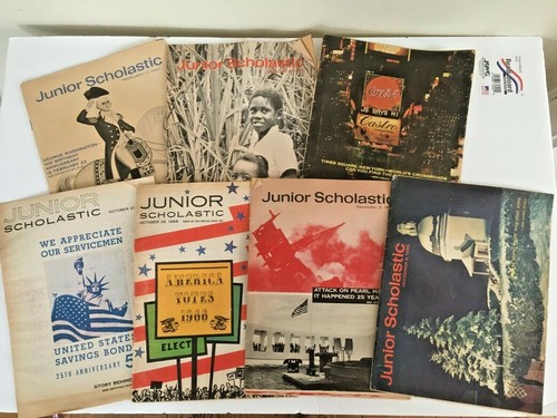 Lot of 7 Jr. Scholastic Magazines 1966 - 1967 Science World Magazine Lot - 第 1/11 張圖片
