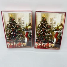 Paper Magic Group Christmas Card Lot Of 2 16 Pack Christmas Tree