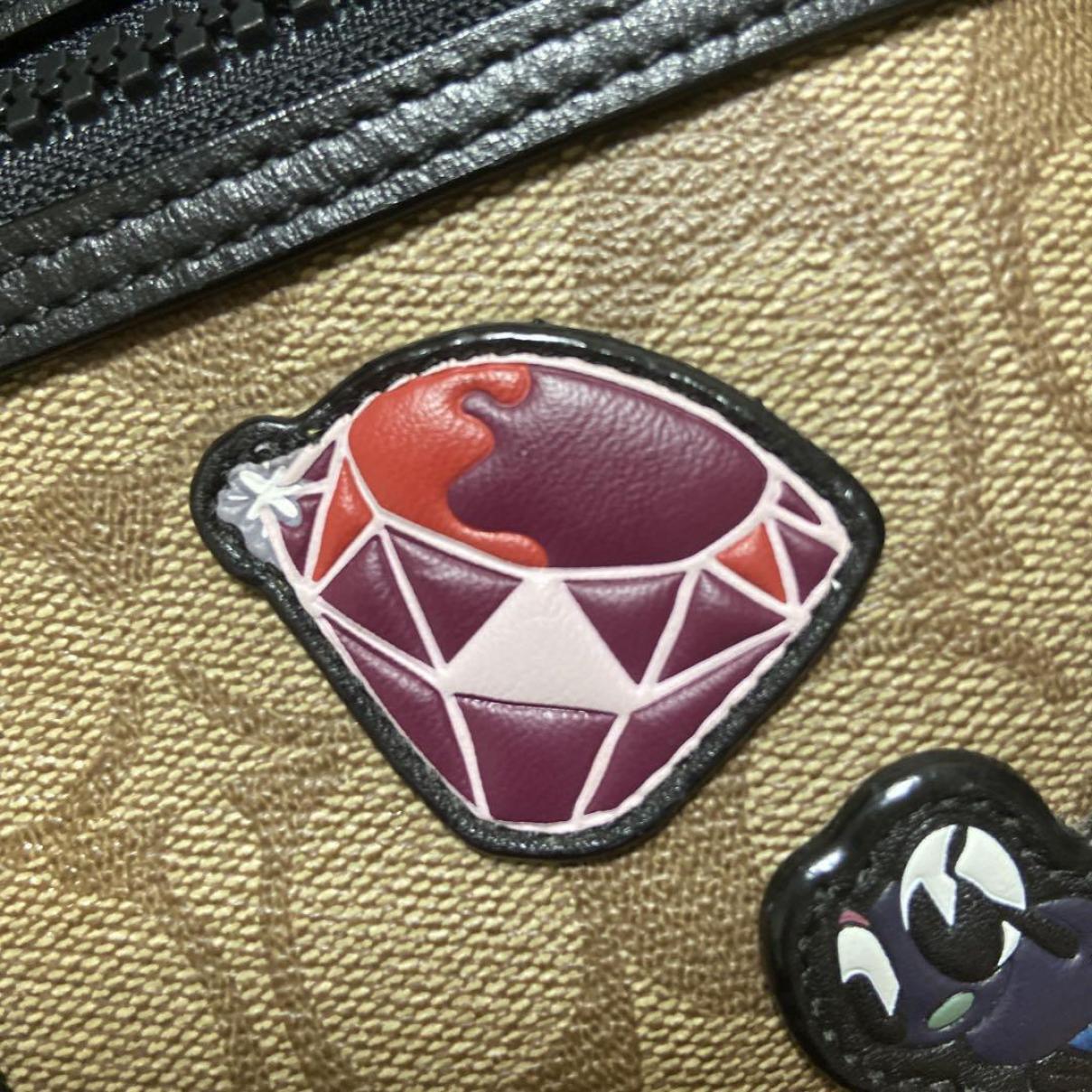 COACH Disney Snow White Waist Shoulder Bag Calf Leath… Gem