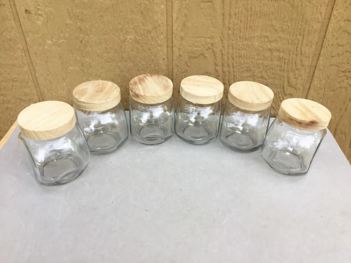 Tall Glass Jars With Cork Lids-set of 3