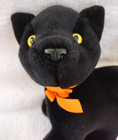 Plush Aurora Halloween Black Cat 6 3/4" — photo 3