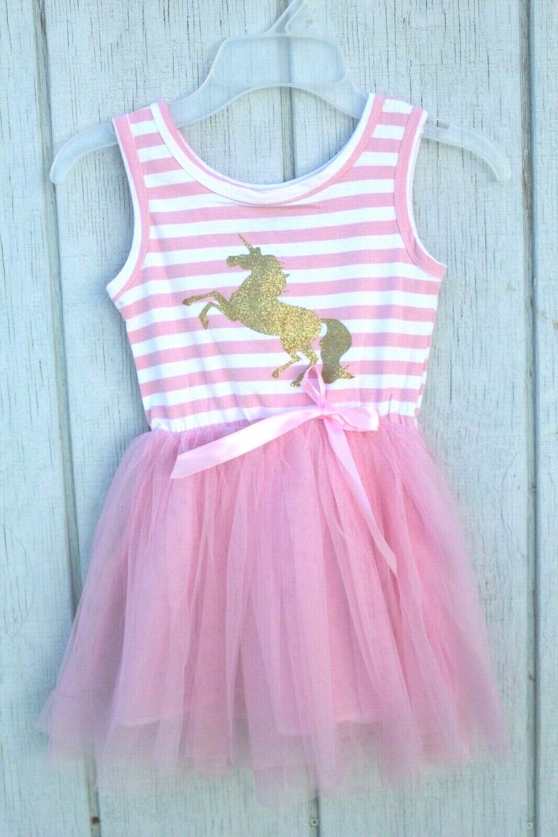 glitter unicorn dress Lola + The Boys Crystal Unicorn Tutu Dress, 8