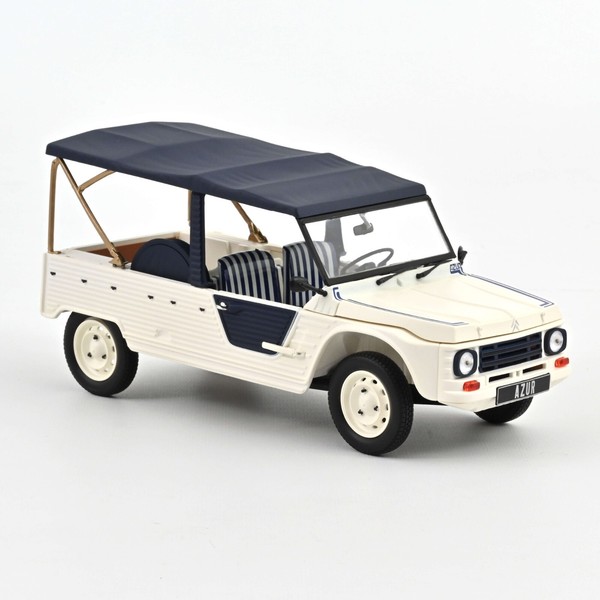 CitroëN MéHari 1/18 Azur 1983 Weiß & Blau Norev 181800-image