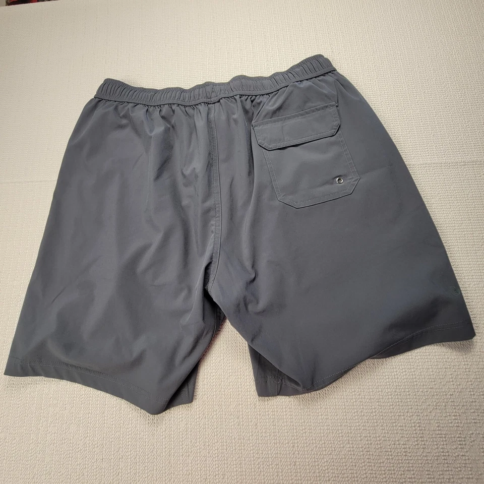 Pantalones Cortos Atléticos Bamboo Ave Performance Forrados Para Hombre Talla XL Gris Cordón Foto 2 de 4