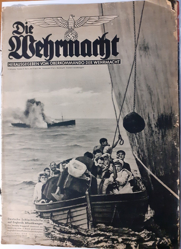 RIVISTA "DIE WEHRMACHT" 09 aprile 1941-N°8-CM. 37 X 27
