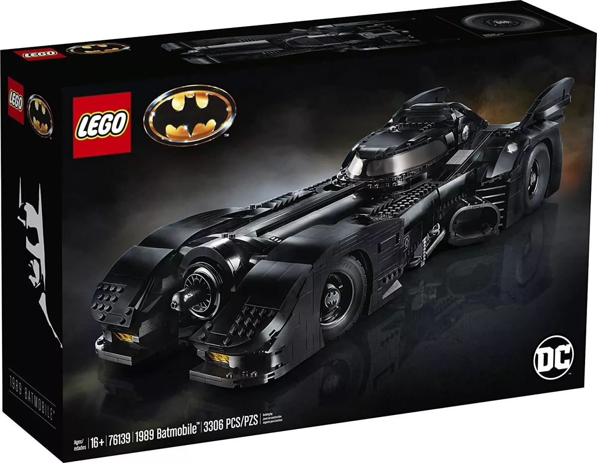 BRAND NEW and FACTORY SEALED BATMAN LEGO SET 76139, 1989 BATMOBILE