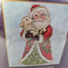 Mill Hill Jim Shore Beaded Cross Stitch Kit Best Friend Santa Claus JS205106 Nw