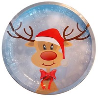 Deko- & GebäCkteller 26Cm Ø HöHe 3Cm Metall PläTzchen Weihnachten Dekoration #17