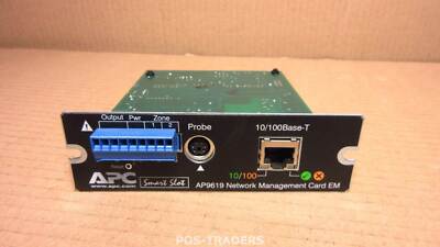 APC Smart Slot AP9619 10/100Base-T Network Managment Card FOR UPS USV