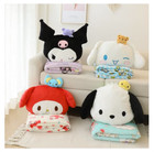 kuromi My Melody Stuffed Plush Pillows Blanket Cushion Cartoon Throw Pillow Gift